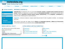 Tablet Screenshot of meteodata.org